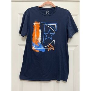 Elton John Farewell Tour Merch APRIL 2022 FLORIDA Dark Blue T Shirt Medium